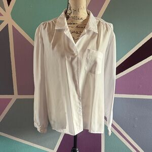 Elegant White Women's Blouse